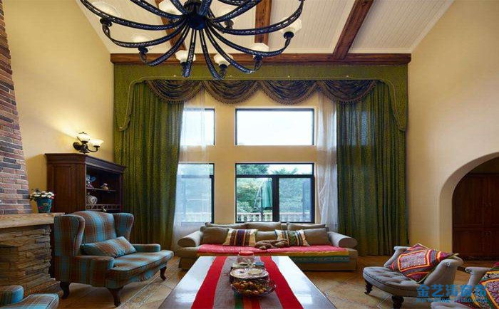 客廳窗簾用什么布料好?家居客廳窗簾定制必看! 客廳窗簾